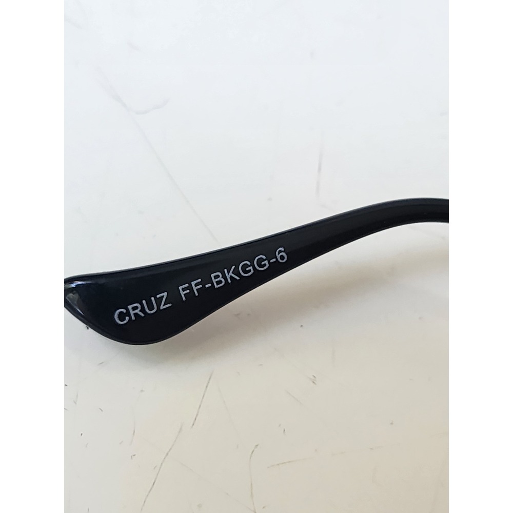 DIFF Eyewear Cruz Aviator Sunglasses Black Purple Gradient Lens FF-BKGG-6 Case - Picture 6 of 7